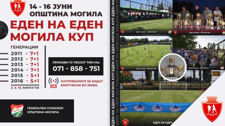 Меѓународен „Еден на Еден – Могила куп“: 1200 деца, 72 екипи, 156 натпревари, Фудбалски празник! (Фото)